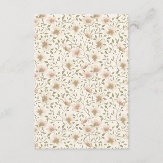 ソメイバニー春の単語の知恵のベビーアドバイス アドバイスカード (裏面)