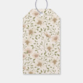 ソメイバニー春イースターフローラベビーシャワー賛成 ギフトタグ (裏面)