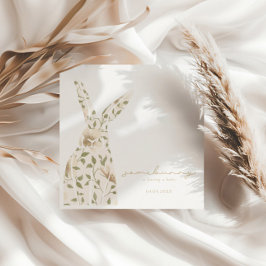 ソメイバニー春イースターフローラベビーシャワー スタンダードカクテルナプキン