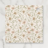 ソメイバニー春イースターフローラベビーシャワー フェイバータグ (裏面)