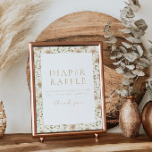 ソメイバニー春イースターフローララッフルサイン ポスター