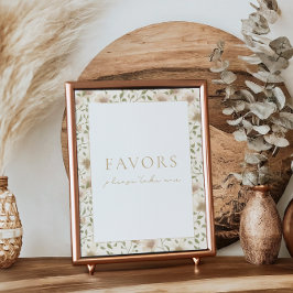 ソメイバニー春イースターフローラ好意サイン ポスター