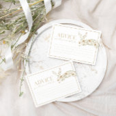 ソメイバニー春フローラエレガントベビーシャワー アドバイスカード