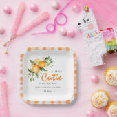 ソメイバニー特別ワイルドフラワーズ春ベビーシャワー ペーパープレート (パーティー)