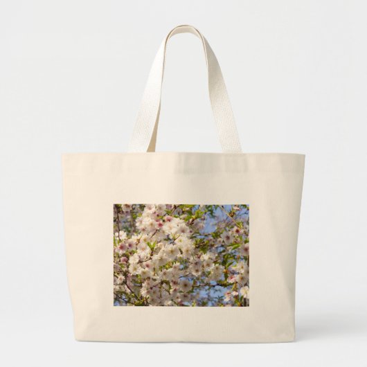 ソメイヨシノ 日本 京都 ラージトートバッグ (正面)