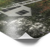ソメスヴィルの白い歩道橋、Mount Desert フォトプリント (角)