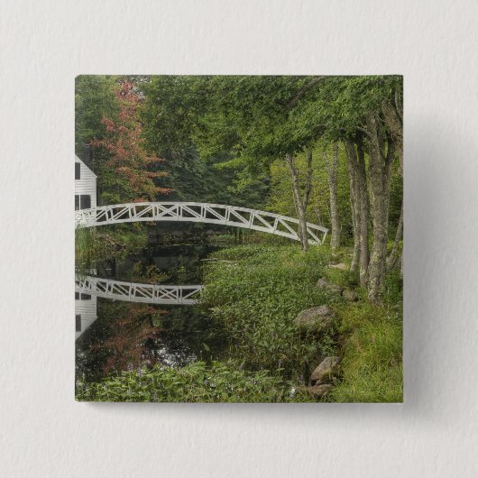 ソメスヴィルの白い歩道橋、Mount Desert 缶バッジ (正面)