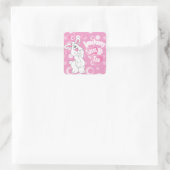 ソメバニーがあなたを愛している-イースターバニー スクエアシール (バッグ)