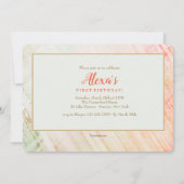 ソメバニーフォト誕生日招待状 招待状 (裏面)