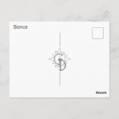 ソユズはがき ポストカード (裏面)