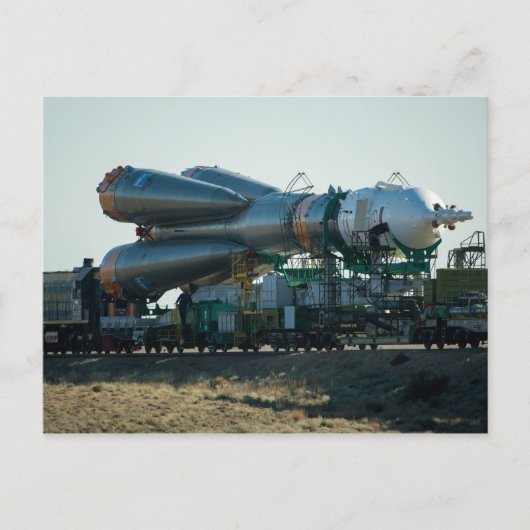 ソユーズが打ち上げに ポストカード (正面)
