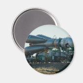 ソユーズが打ち上げに マグネット (正面/裏面)