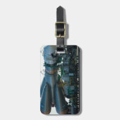 ソユーズが打ち上げに ラゲッジタグ (正面縦)