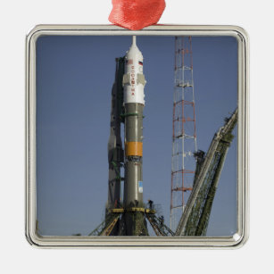 ソユーズロケットは位置2に立てられる メタルオーナメント