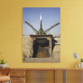 ソユーズロケットは位置3に立設される キャンバスプリント (インサイチュ (リビング))