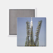 ソユーズロケットは位置4に立てられる マグネット (正面/裏面)