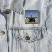 ソユーズロケットは位置6に立てられる 缶バッジ (インサイチュ)