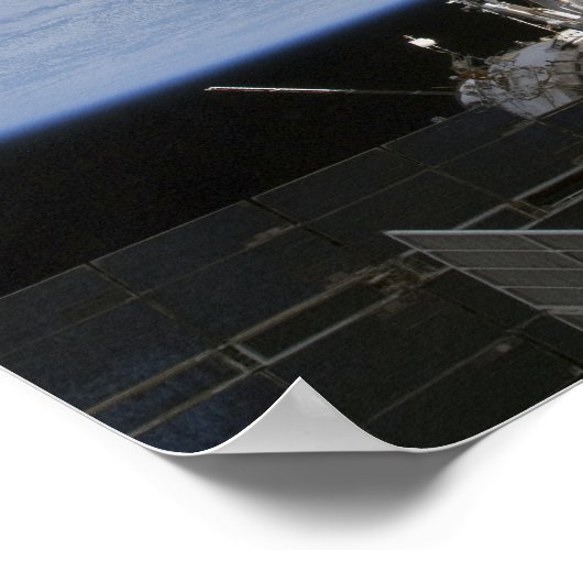 ソユーズロシアのとプログレスの宇宙船 ポスター (角)