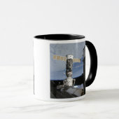 ソユーズロシアのとプログレスの宇宙船 マグカップ (正面右)