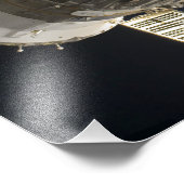 ソユーズ宇宙船が地球によってバックドロップ フォトプリント            (角)