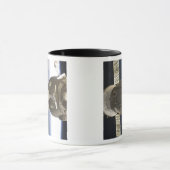 ソユーズ宇宙船が地球によってバックドロップ マグカップ (中央)