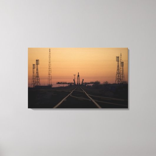 ソユーズ発射パッド キャンバスプリント (正面)