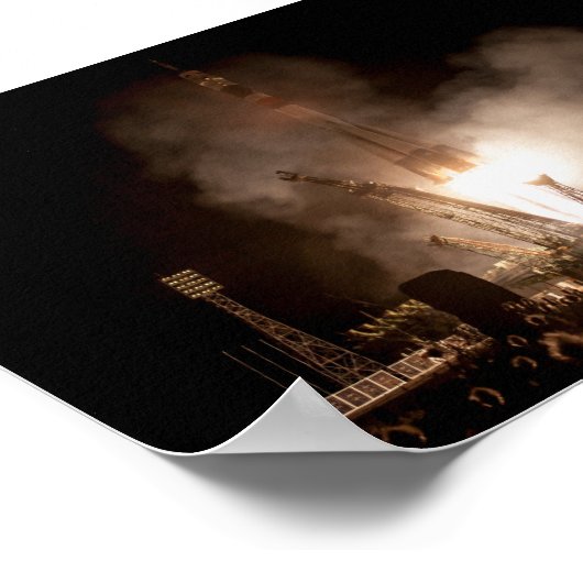 ソユーズ発射 ポスター (角)