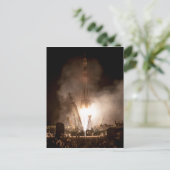 ソユーズ発射 ポストカード (スタンド正面)