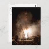 ソユーズ発射 ポストカード (正面/裏面)