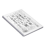 ソユーズ・ブループリント・ネグロ ノートブック (右側)