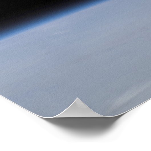 ソユーズTMA-11宇宙船は地球の水平上空に ポスター (角)