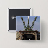 ソユーズTMA-13宇宙船 缶バッジ (正面&裏面)