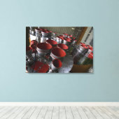 ソユーズTMA-14宇宙船のブースター2 キャンバスプリント (インサイチュ (ウッドフロア))