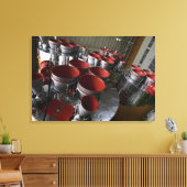 ソユーズTMA-14宇宙船のブースター2 キャンバスプリント (インサイチュ (リビング))