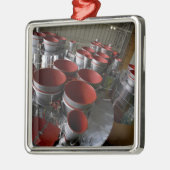 ソユーズTMA-14宇宙船のブースター2 メタルオーナメント (左)