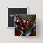 ソユーズTMA-14宇宙船のブースター2 缶バッジ (正面&裏面)