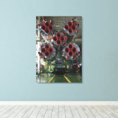 ソユーズTMA-14宇宙船のブースター キャンバスプリント (インサイチュ (ウッドフロア))