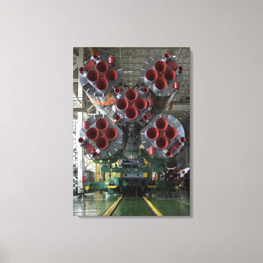 ソユーズTMA-14宇宙船のブースター キャンバスプリント (正面)