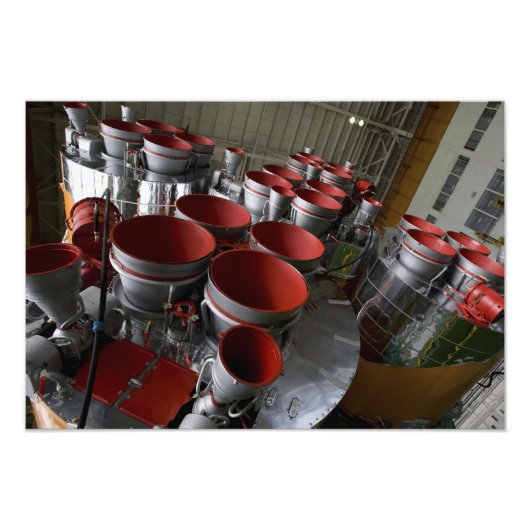 ソユーズTMA-14宇宙船のブースター フォトプリント            (正面)