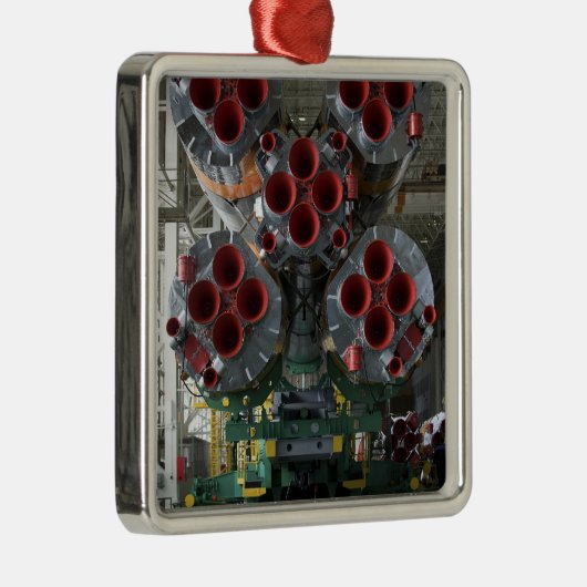 ソユーズTMA-14宇宙船のブースター メタルオーナメント (右)