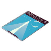 ソユーズTMA-5宇宙アート ノートブック (左側)