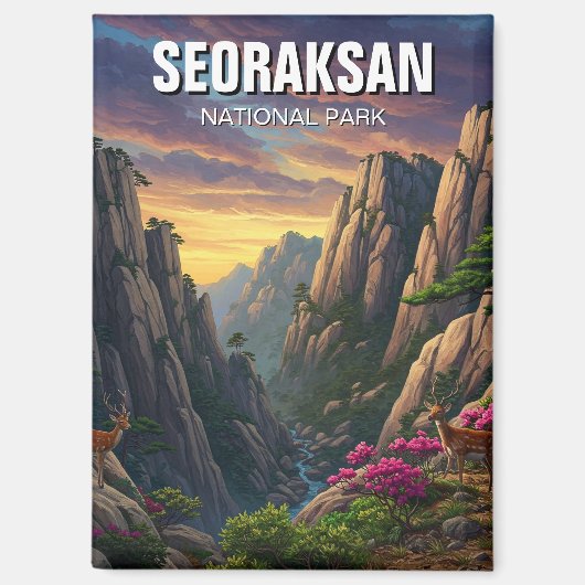 ソラクサン国立公園コリア マグネット (正面)