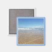 ソラックシュルメールビーチインフランス | 海辺 マグネット (正面/裏面)