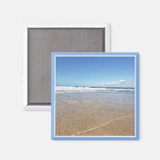 ソラックシュルメールビーチインフランス | 海辺 マグネット (正面/裏面)