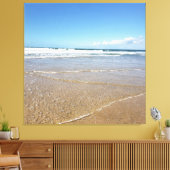 ソラックシュルメールビーチ | フランスの沿岸海辺 キャンバスプリント (インサイチュ (リビング))
