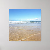 ソラックシュルメールビーチ | フランスの沿岸海辺 キャンバスプリント (正面)