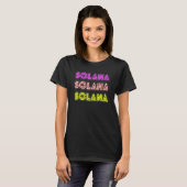 ソラナカッコいいサマー暗号投資 Tシャツ (正面フル)