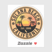 ソラナビーチカリフォルニアヴィンテージお土産60s シール (シート)