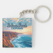 ソラナビーチカリフォルニアヴィンテージ キーホルダー (裏面)
