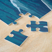 ソラナビーチカリフォルニアヴィンテージ ジグソーパズル (側面)